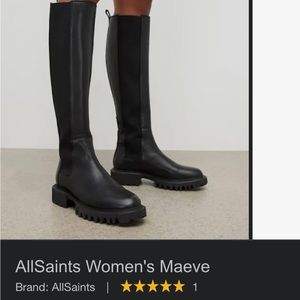 All Saints leather boots new